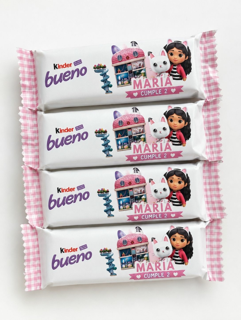 Kinder Bueno personalizado temática Gatos