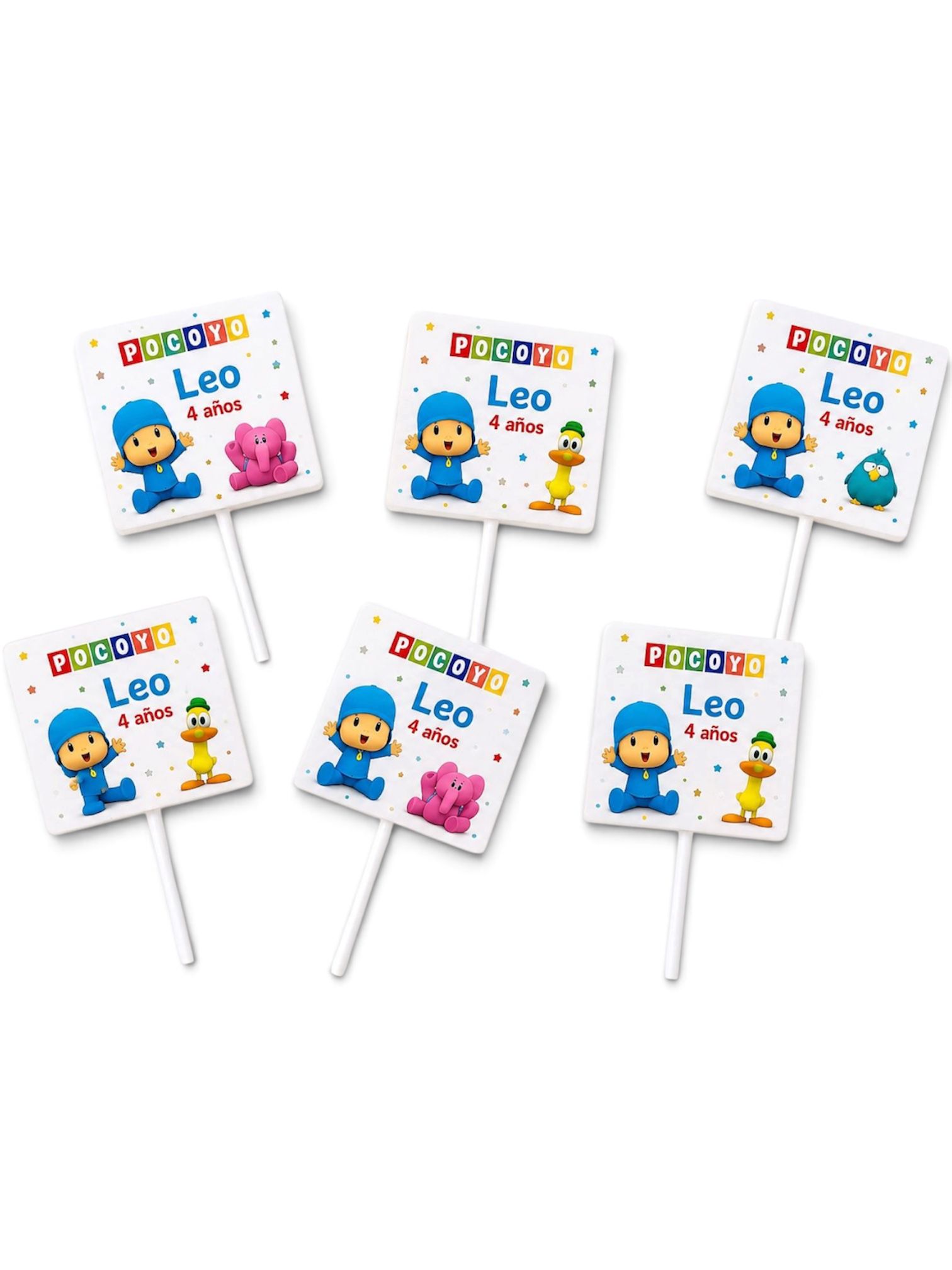 Piruletas personalizadas Pocoyó